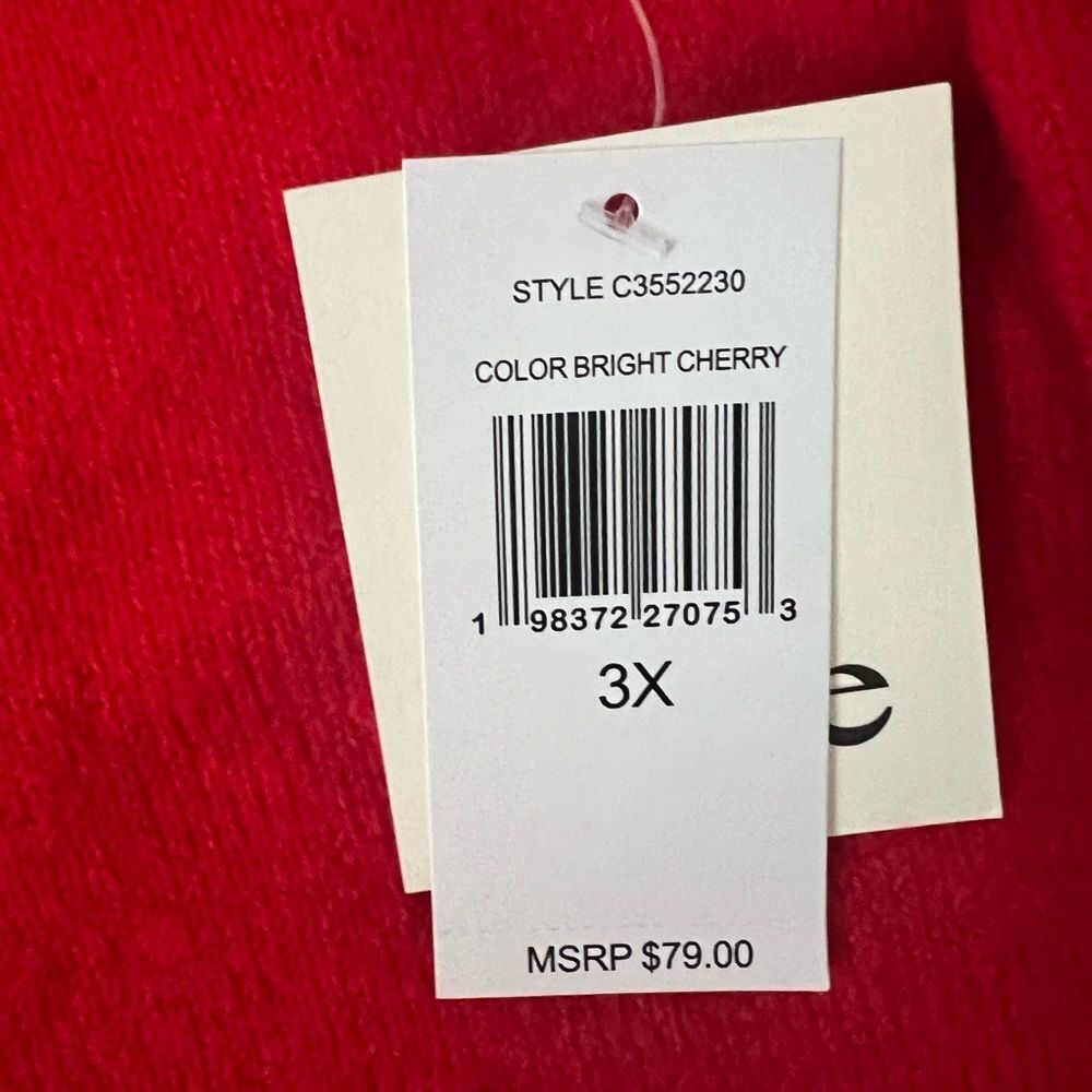 Cece Women's Merry Crewneck Sweater-Size 3X - Picture 4 of 10